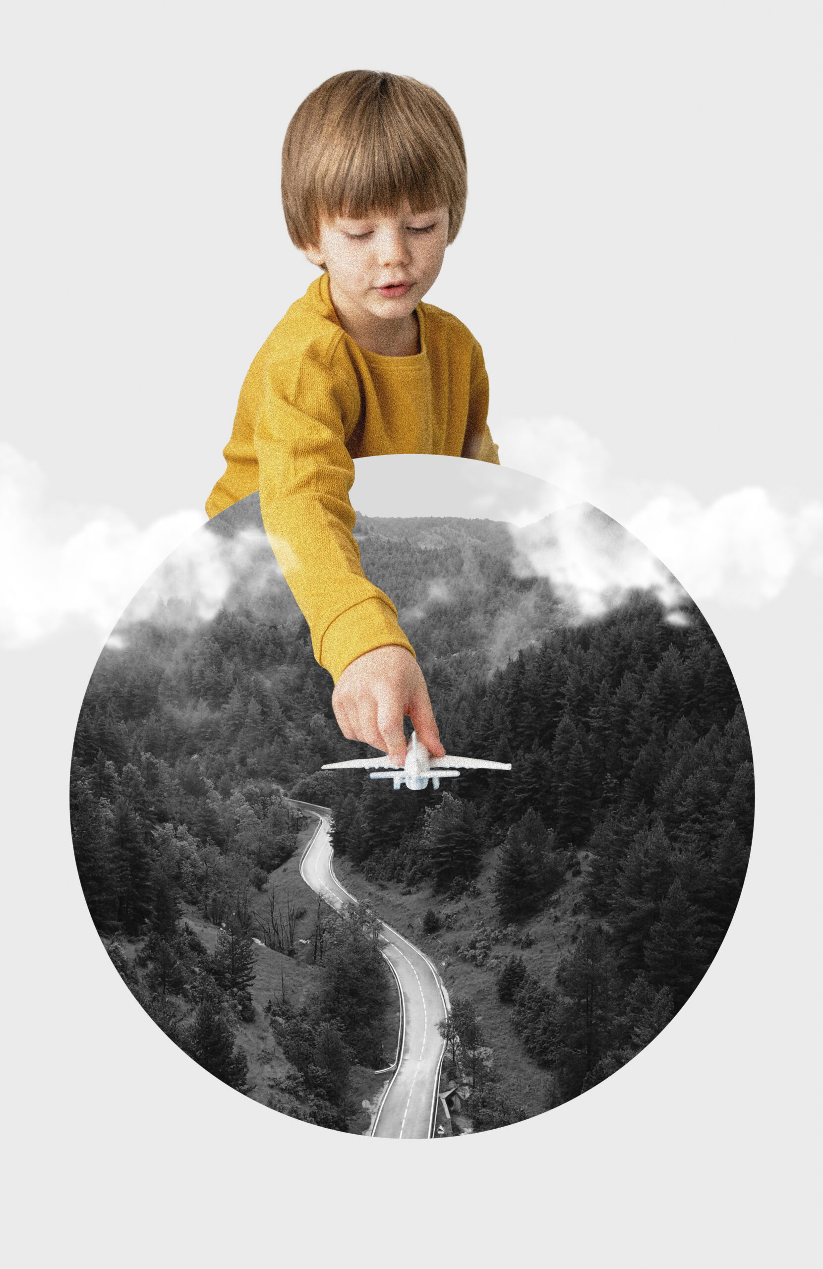 creative collage landscape